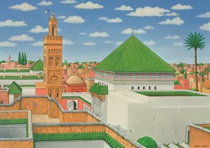 Toits, Marrakech, 1998 - Larry Smart